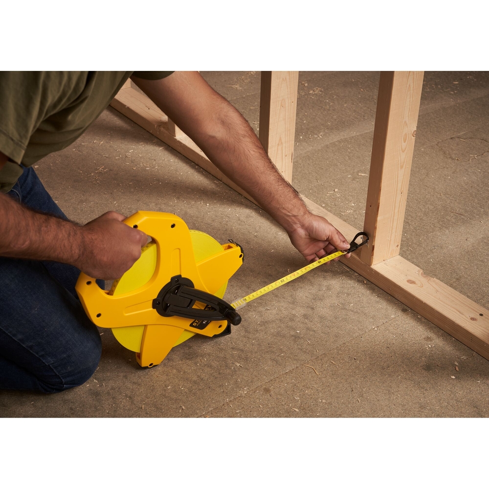 Mesure longue 100 m x 12,7 mm ruban fibre de verre Powerwinder - 2-34-777 - STANLEY