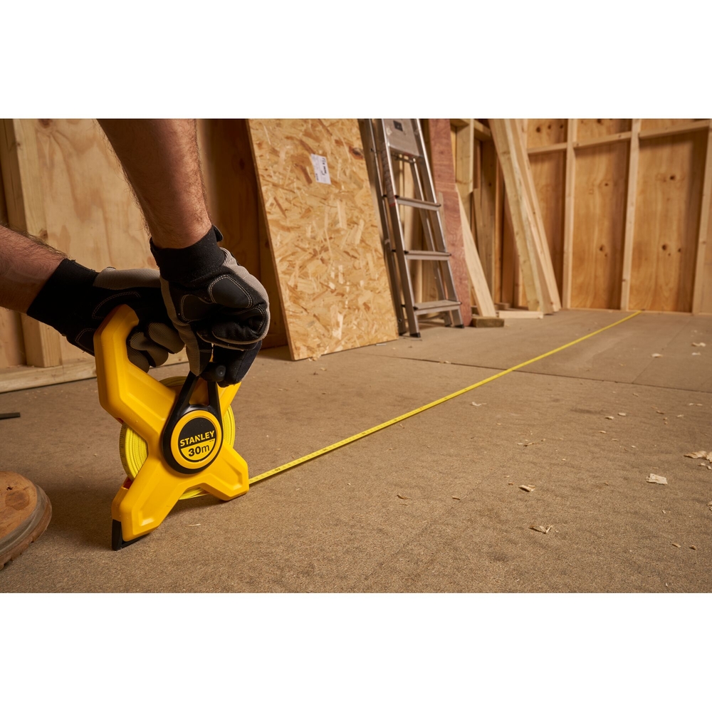 Mesure longue 30 m x 12,7 mm ruban fibre de verre  - 2-34-792 - STANLEY