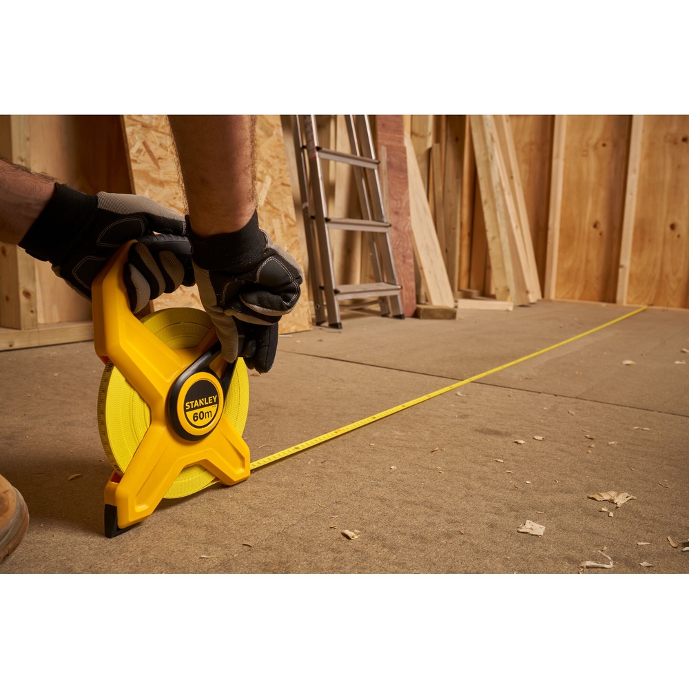 Mesure longue 60 m x 12,7 mm ruban fibre de verre  - 2-34-795 - STANLEY