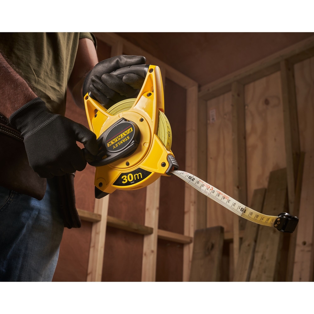 Mesure longue 30 m x 19 mm ruban fibre de verre - Fatmax - 2-34-814 - STANLEY FATMAX