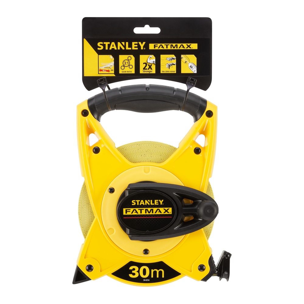 Mesure longue 30 m x 19 mm ruban fibre de verre - Fatmax - 2-34-814 - STANLEY FATMAX