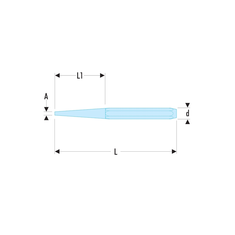 Chasse-clou 2 mm - Par 5 - FACOM - 247.2