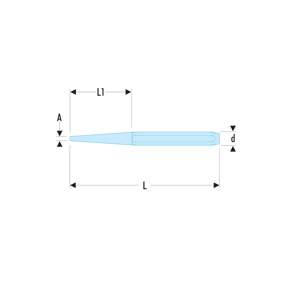 Chasse-clou 5mm - Par 5 - FACOM - 247.5