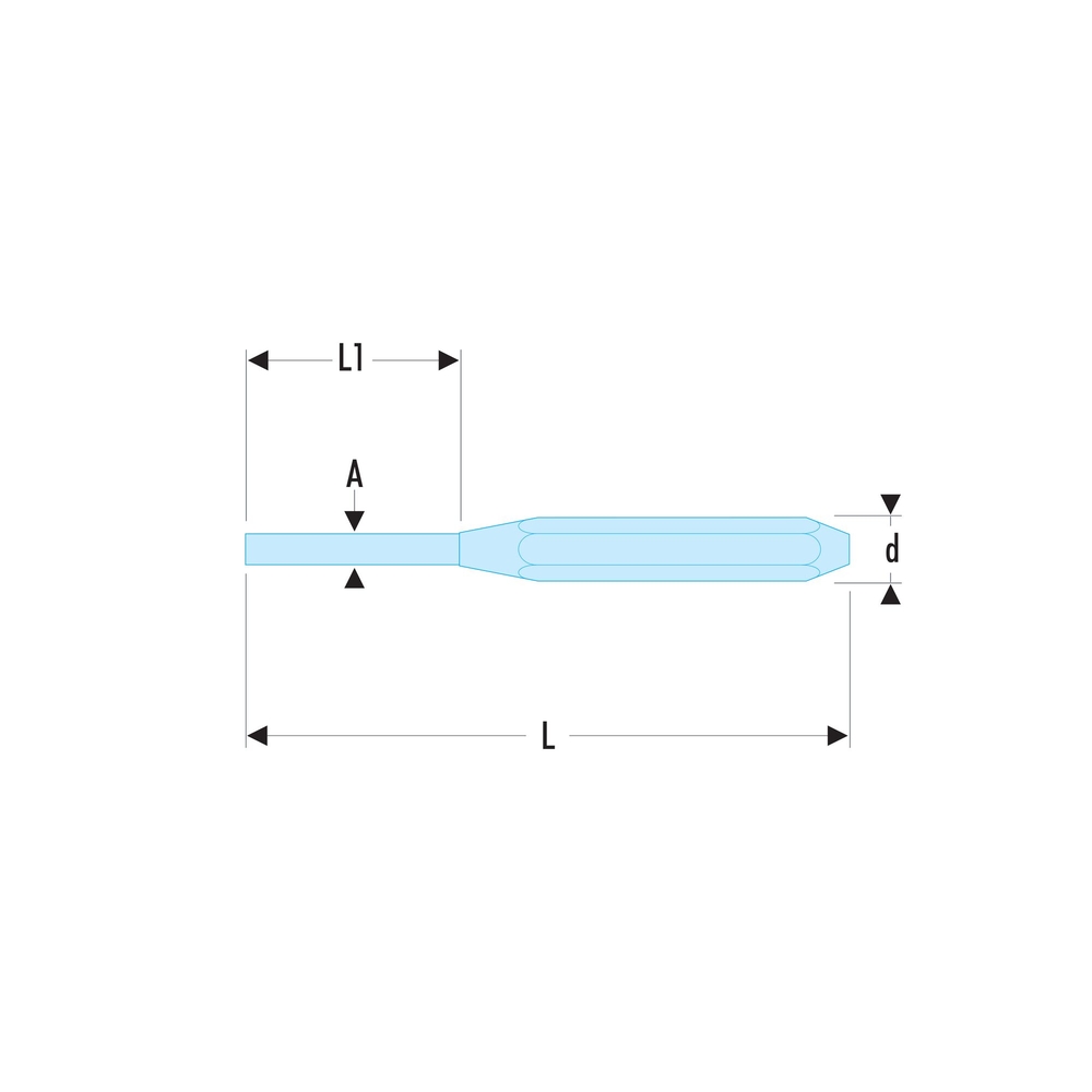 Chasse-goupilles monobloc 3 mm - Par 10 - FACOM - 248.3