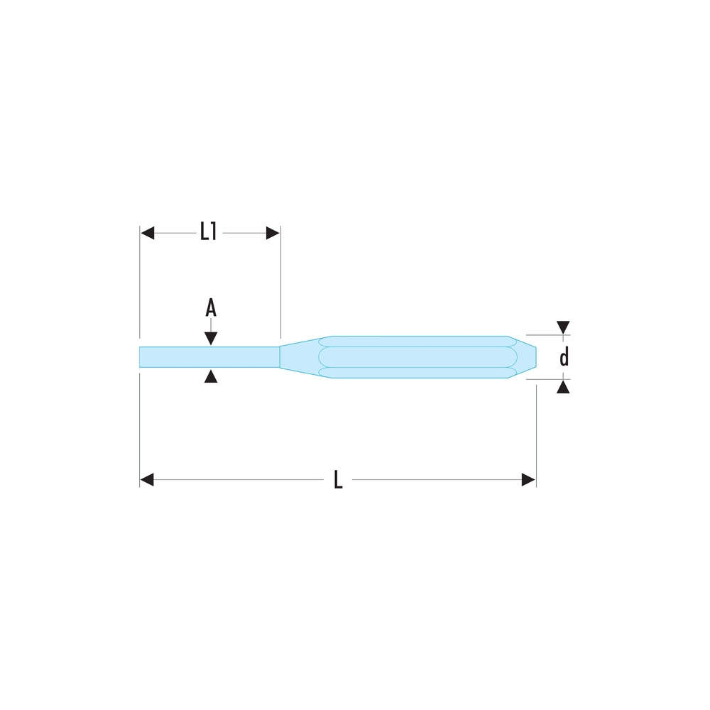 Chasse-goupille monobloc 7,9 mm - Par 10 - FACOM - 248.8