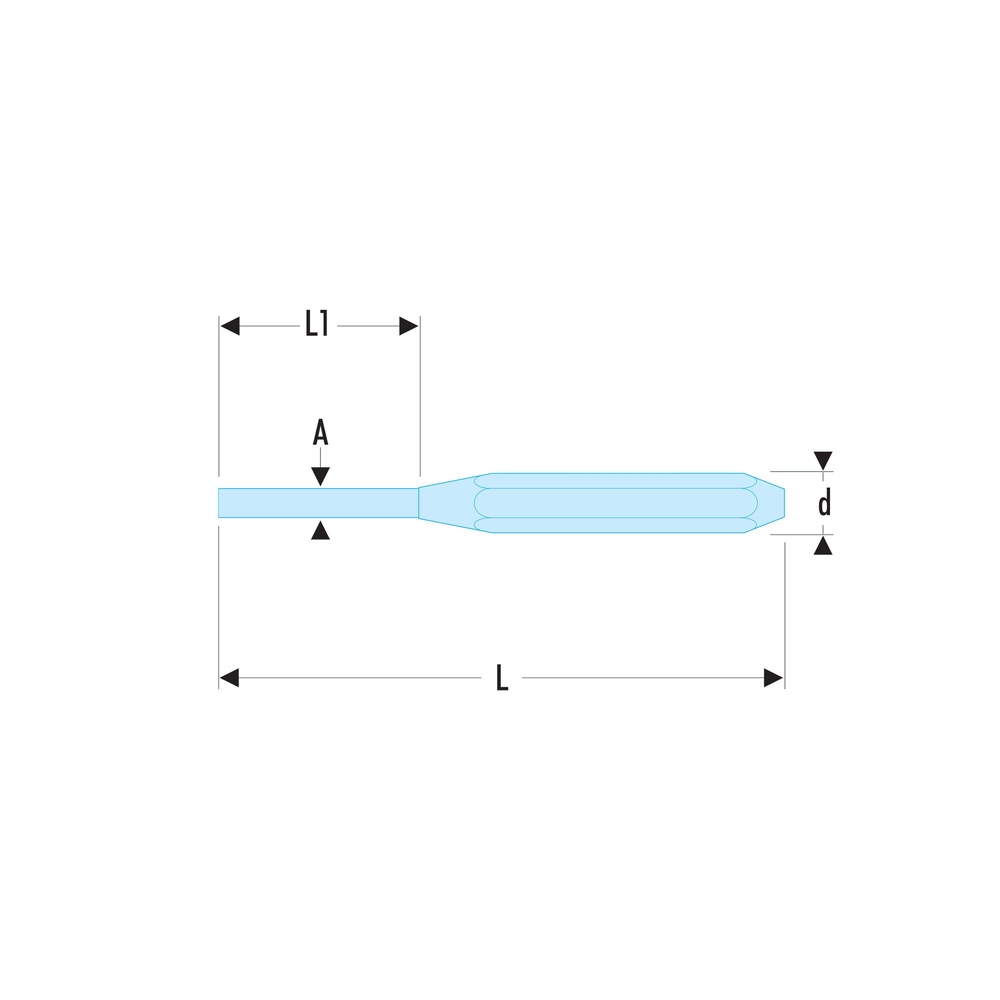 Chasse-goupille standard 4,9 mm - Par 10 - FACOM - 249.5