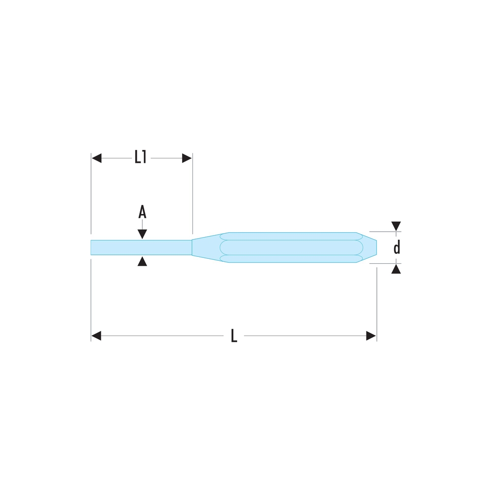 Chasse-goupille standard 5,9 mm - Par 10 - FACOM - 249.6