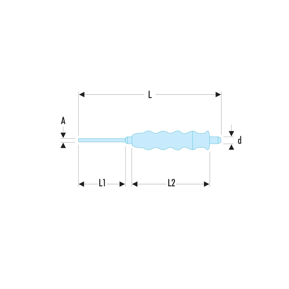 Chasse-goupilles gainé 1,95 mm SLS - FACOM - 249.G2SLS