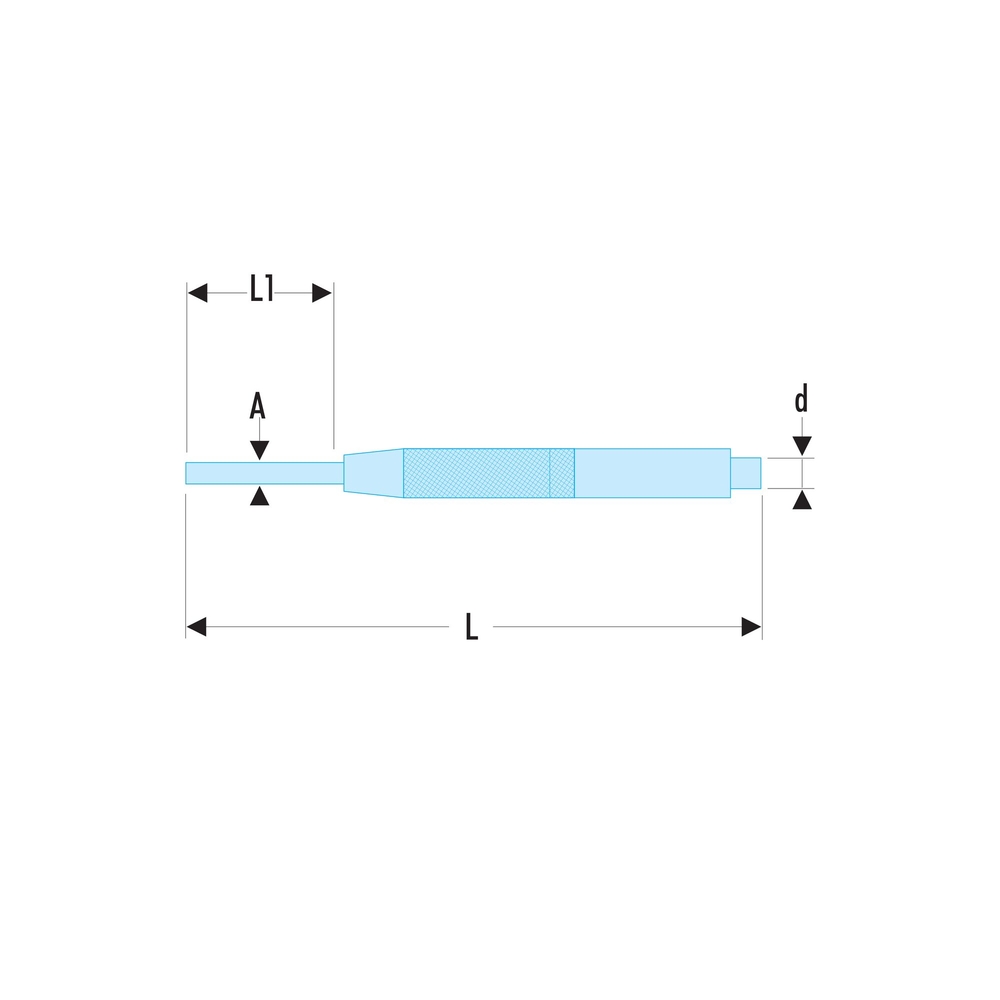 Chasse-goupille de précision à manchon de guidage 14 mm - Par 5 - FACOM - 251A.1.5
