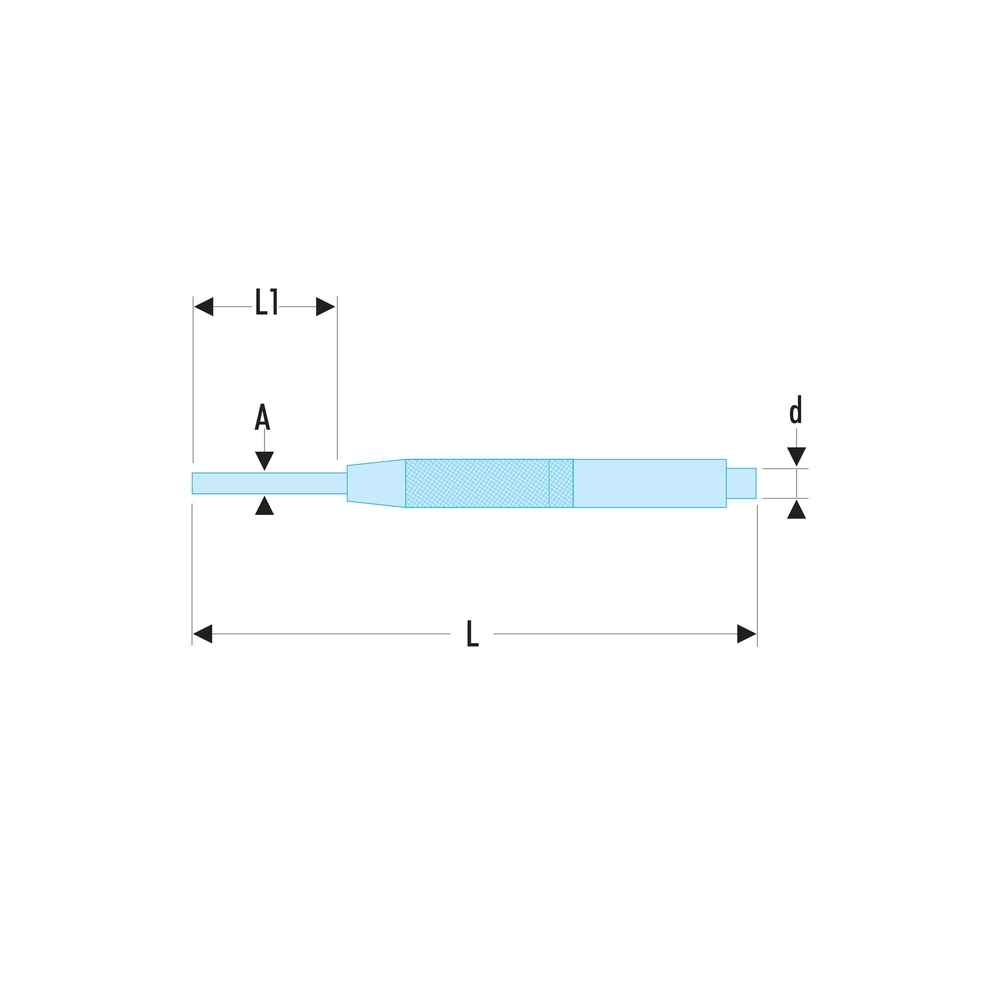 Chasse-goupille de précision à manchon de guidage 3,9 mm - FACOM - 251A.4