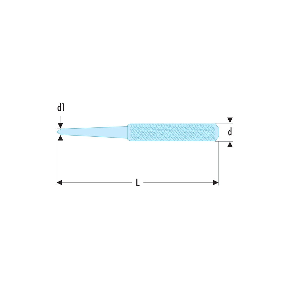 Pointeau de précision 25 mm - Par 10 - FACOM - 256.2.5