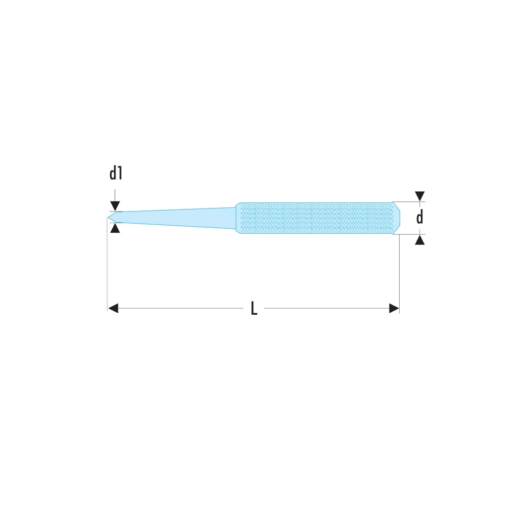 Pointeau de précision 4 mm - Par 10 - FACOM - 256.4
