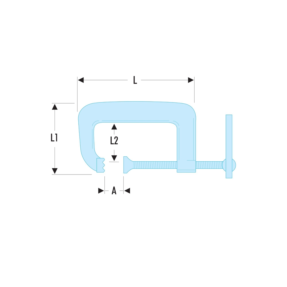 Presse petit deport 100mm - FACOM - 271A.100