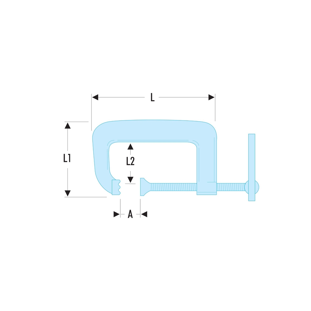 Presse petit deport 200mm - FACOM - 271A.200