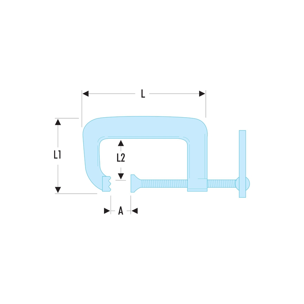 Presse petit deport 40mm - FACOM - 271A.40