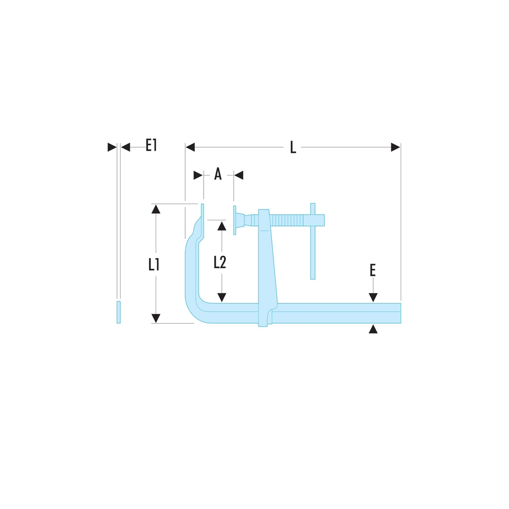 Serre-joint à pompe 1200mm - FACOM - 272A.1000