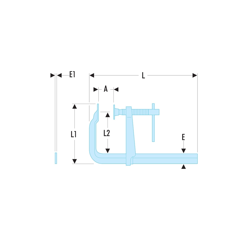 Serre-joint à pompe 300mm - FACOM - 272A.300