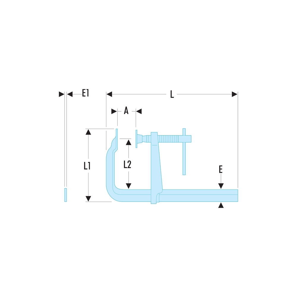 Serre-joint à pompe 400mm - FACOM - 272A.400