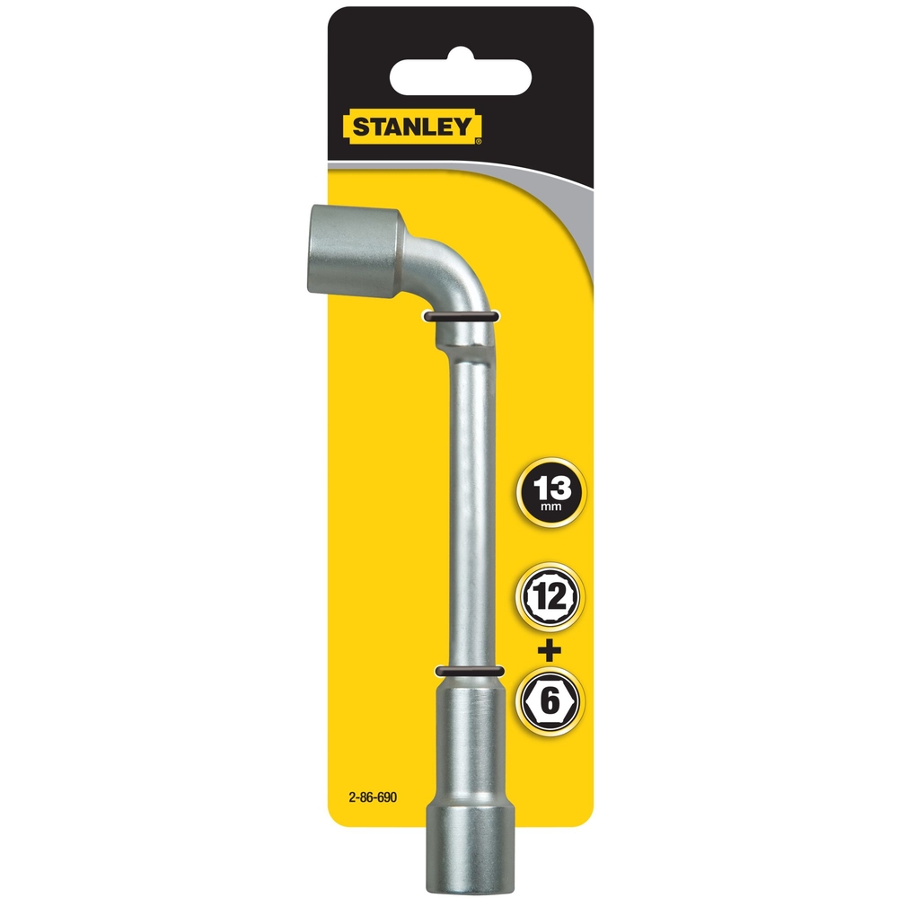 Clé à pipe débouchée 6 x 12 pans 13 mm - 2-86-690 - STANLEY