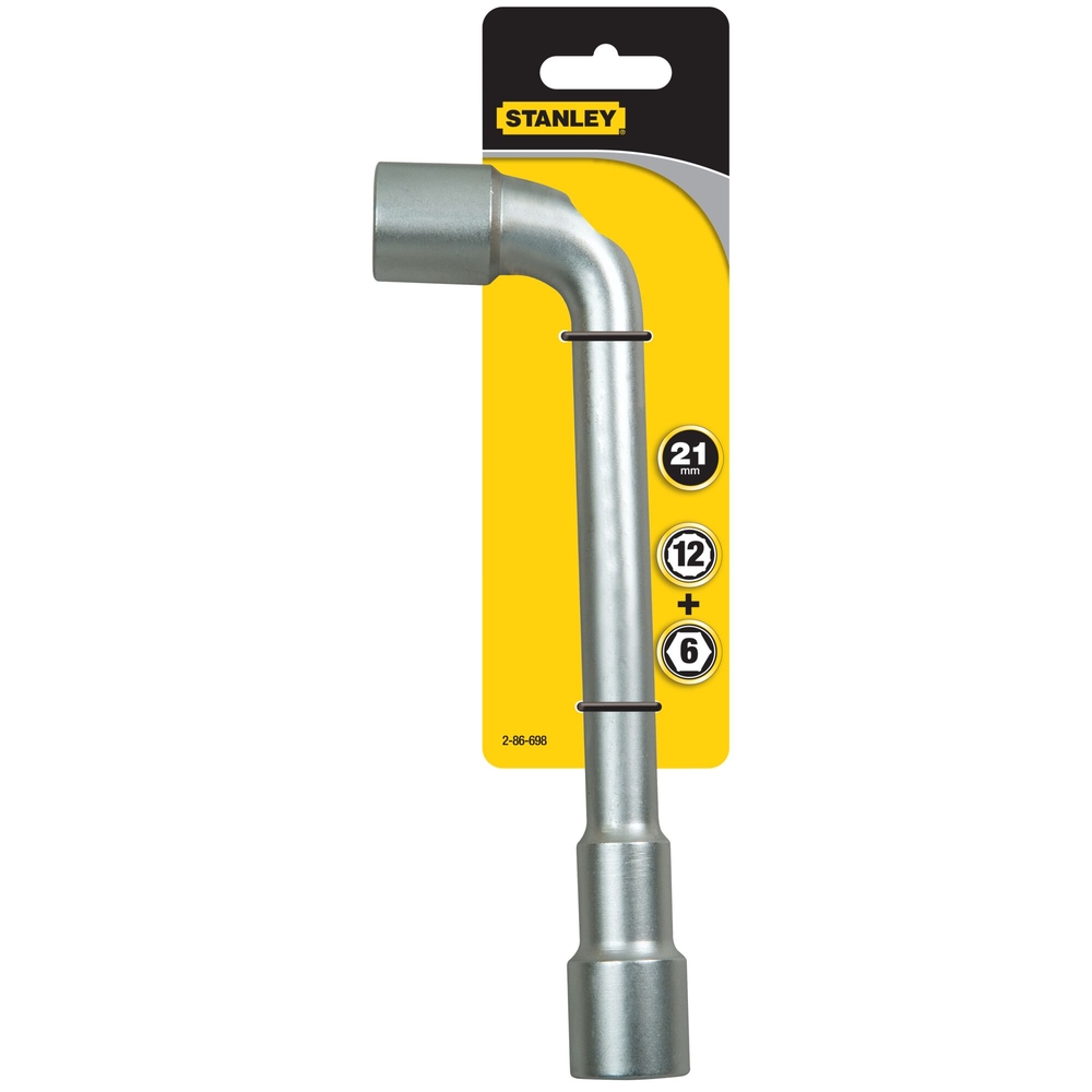 Clé à pipe débouchée 6 x 12 pans 21 mm - 2-86-698 - STANLEY