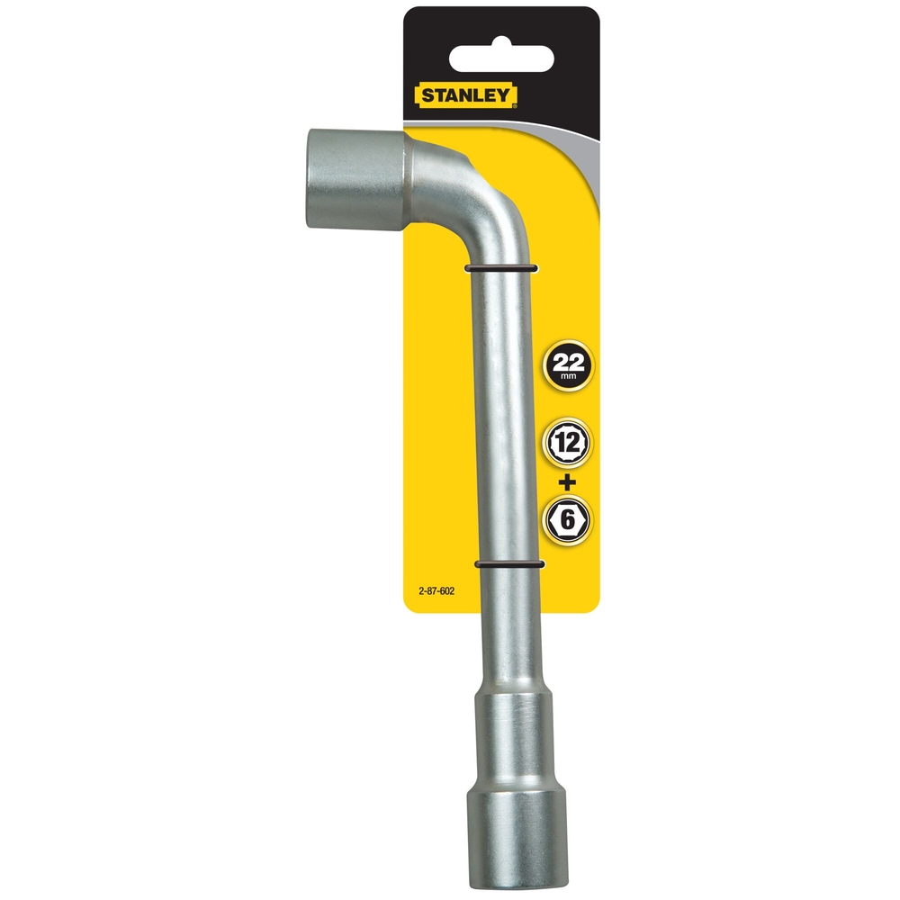 Clé à pipe débouchée 6 x 12 pans 22 mm - 2-87-602 - STANLEY