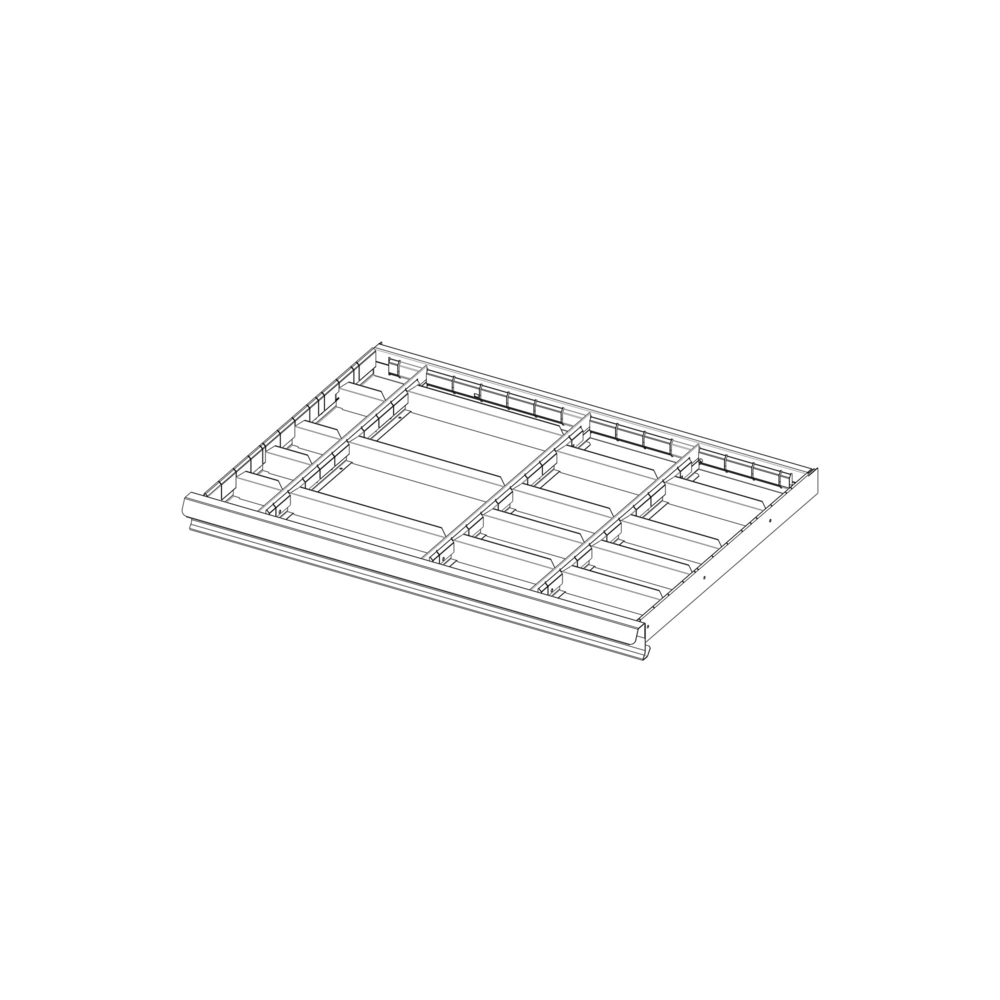 Jeu de 18 cloisons pour tiroirs de 50 et 75mm - FACOM - 2930.C1