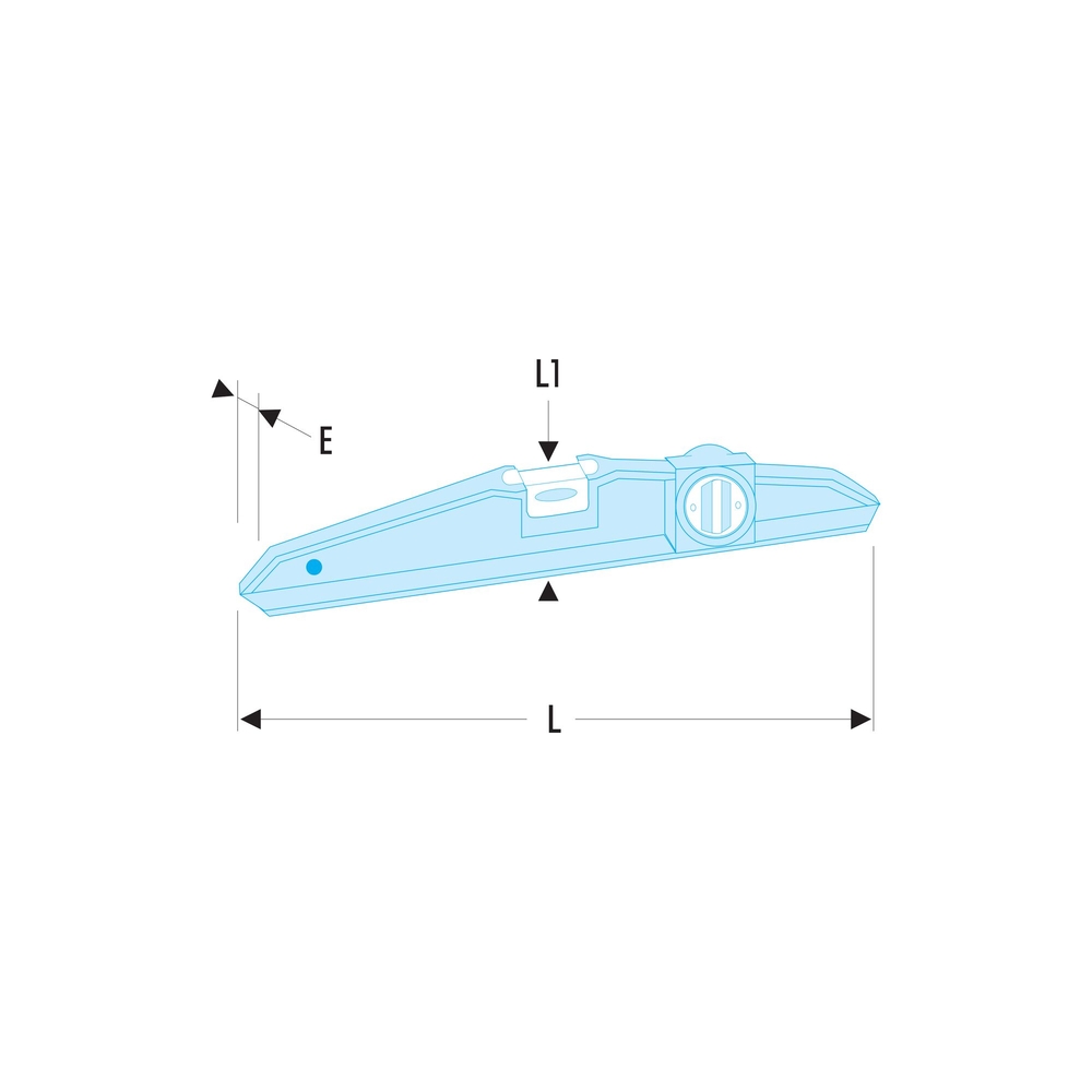 Niveau trapézoïdal magnétique 40 cm - Par 5 - FACOM - 307BM.40