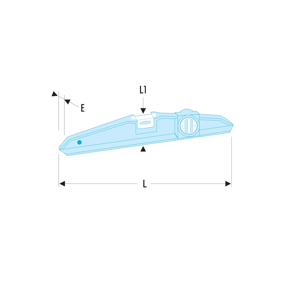 Niveau trapézoïdal magnétique 60 cm - Par 5 - FACOM - 307BM.60
