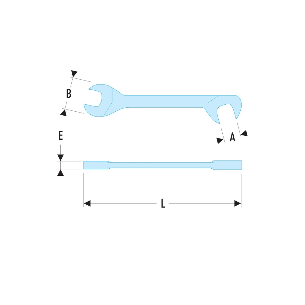 Clé à fourche micromécanique 15mm - FACOM - 34.15