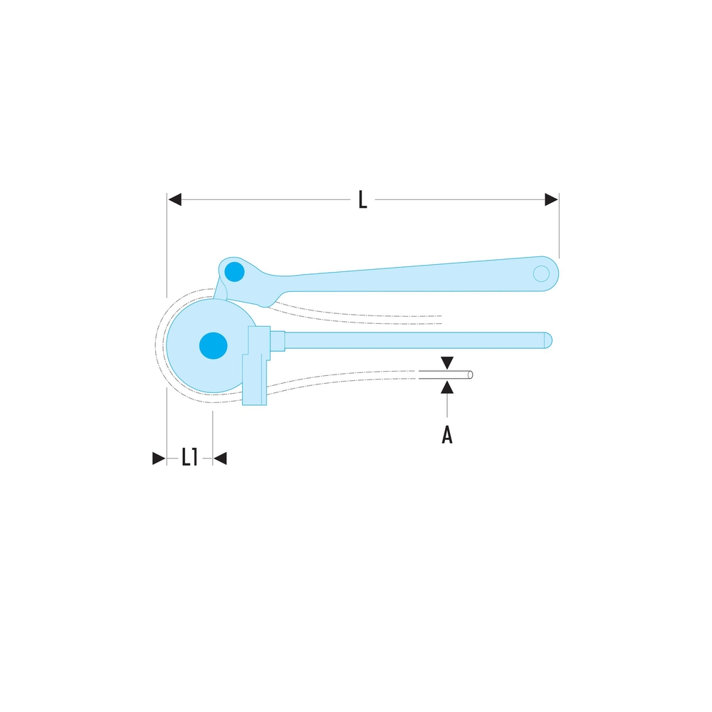 Pince à cintrer Ø 12 mm - FACOM - 344B.12