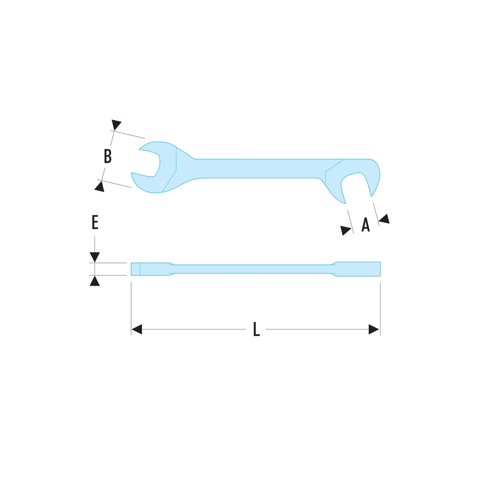Clé à fourche micromécanique 5,5mm - FACOM - 34.5.5