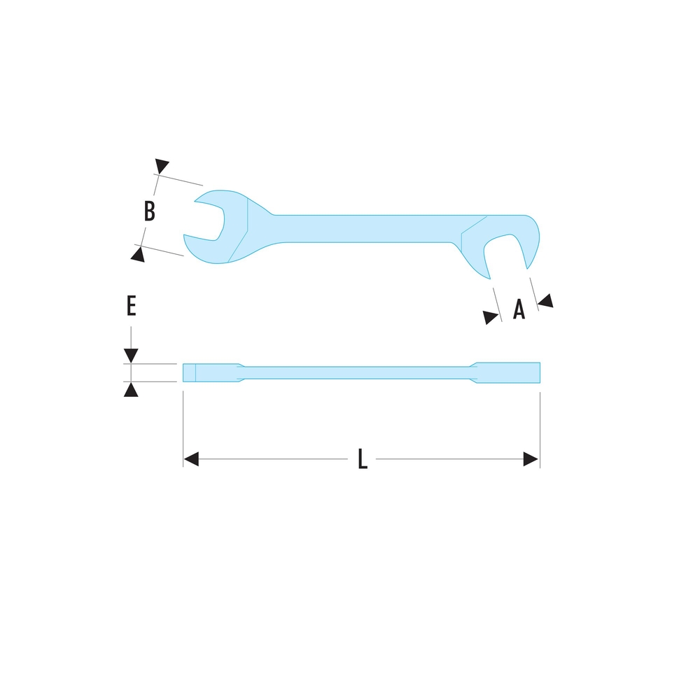 Clé à fourche micromécanique 7mm - FACOM - 34.7