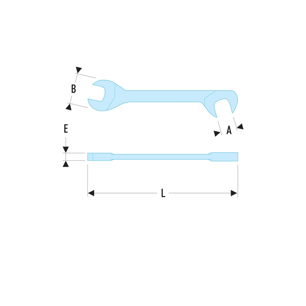 Clé à fourche micromécanique 9/32