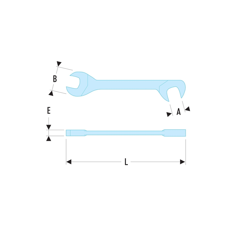 Clé à fourche micromécanique 9mm - FACOM - 34.9