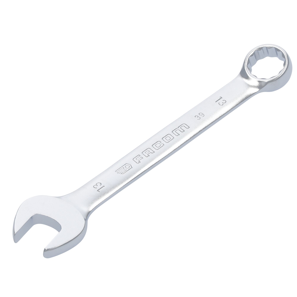 Clé mixte courte métrique 12 pans 13 mm - Par 5 - FACOM - 39.13