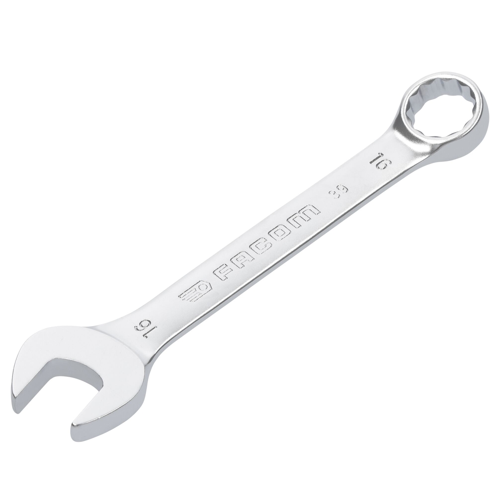 Clé mixte courte métrique 12 pans 16 mm - Par 5 - FACOM - 39.16