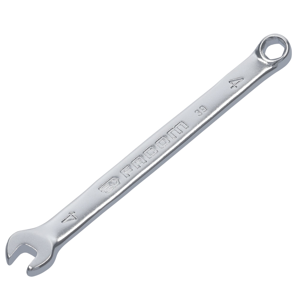 Clé mixte courte 6 pans 4 mm - FACOM - 39.4H