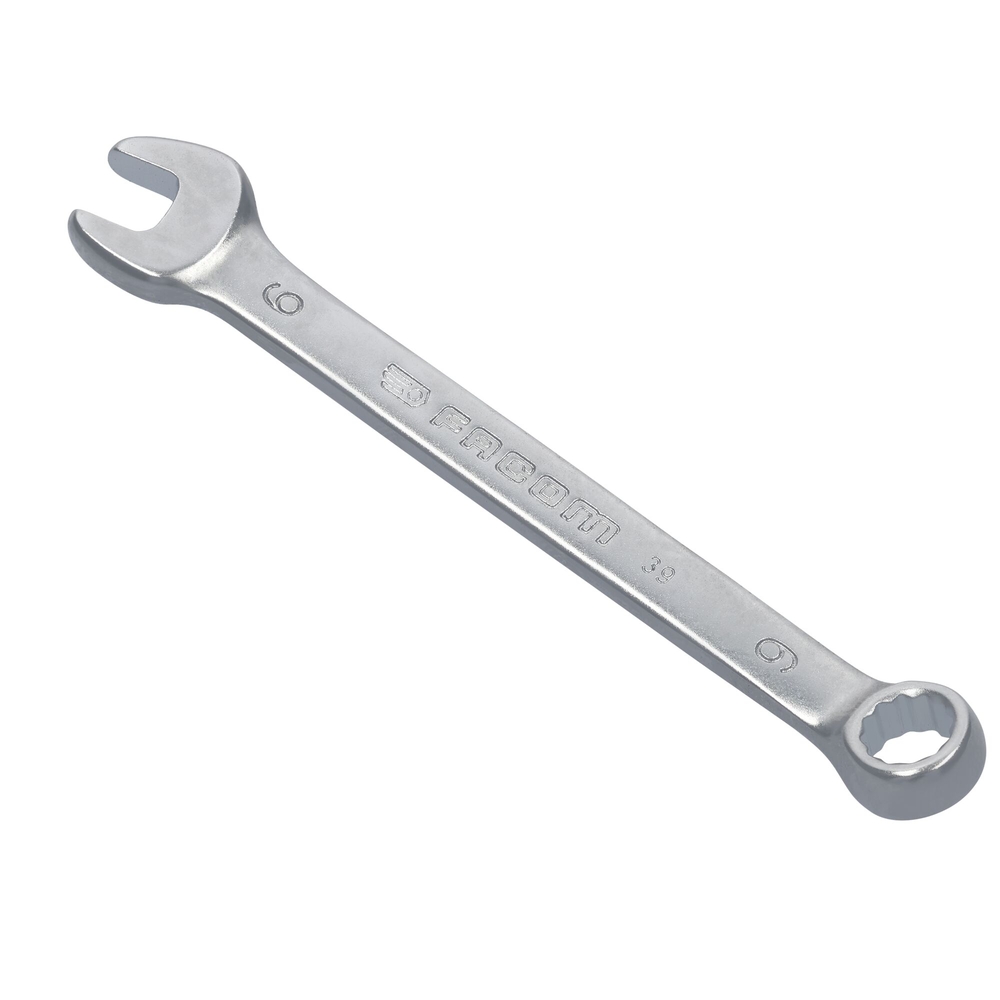 Clé mixte courte 12 pans 6 mm - FACOM - 39.6