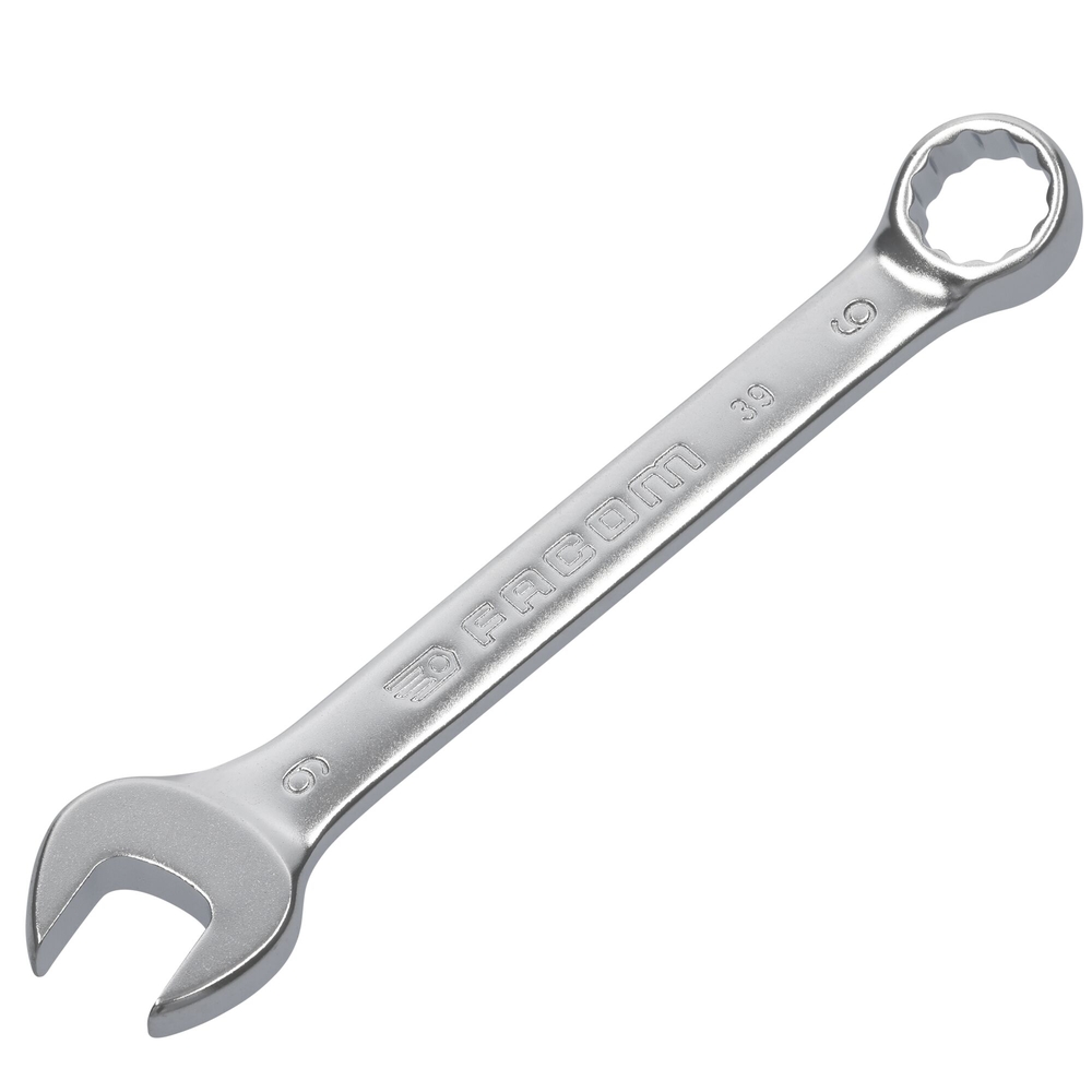 Clé mixte courte métrique 12 pans 9 mm - Par 5 - FACOM - 39.9