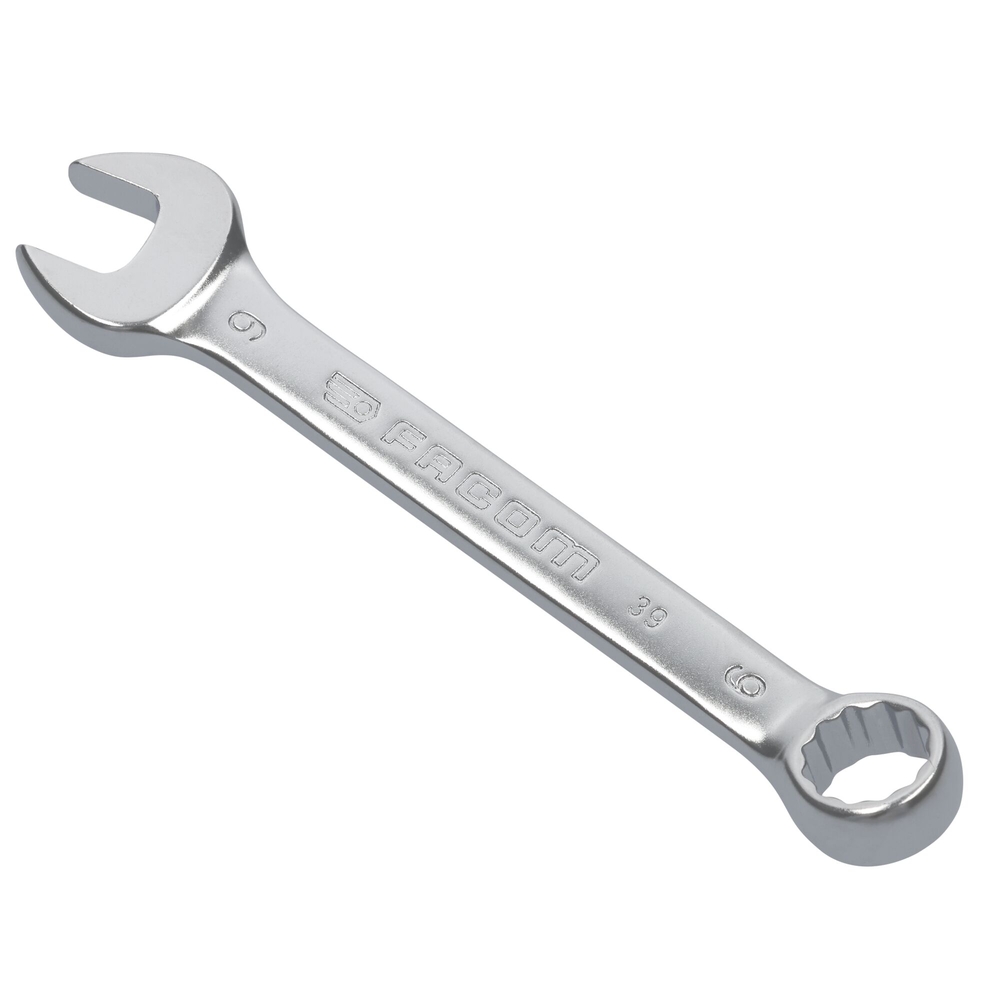 Clé mixte courte métrique 12 pans 9 mm - Par 5 - FACOM - 39.9
