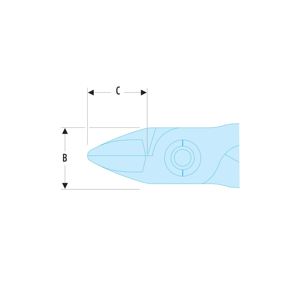 Pince coupante axiale puissante - Par 5 - FACOM - 405.12MT