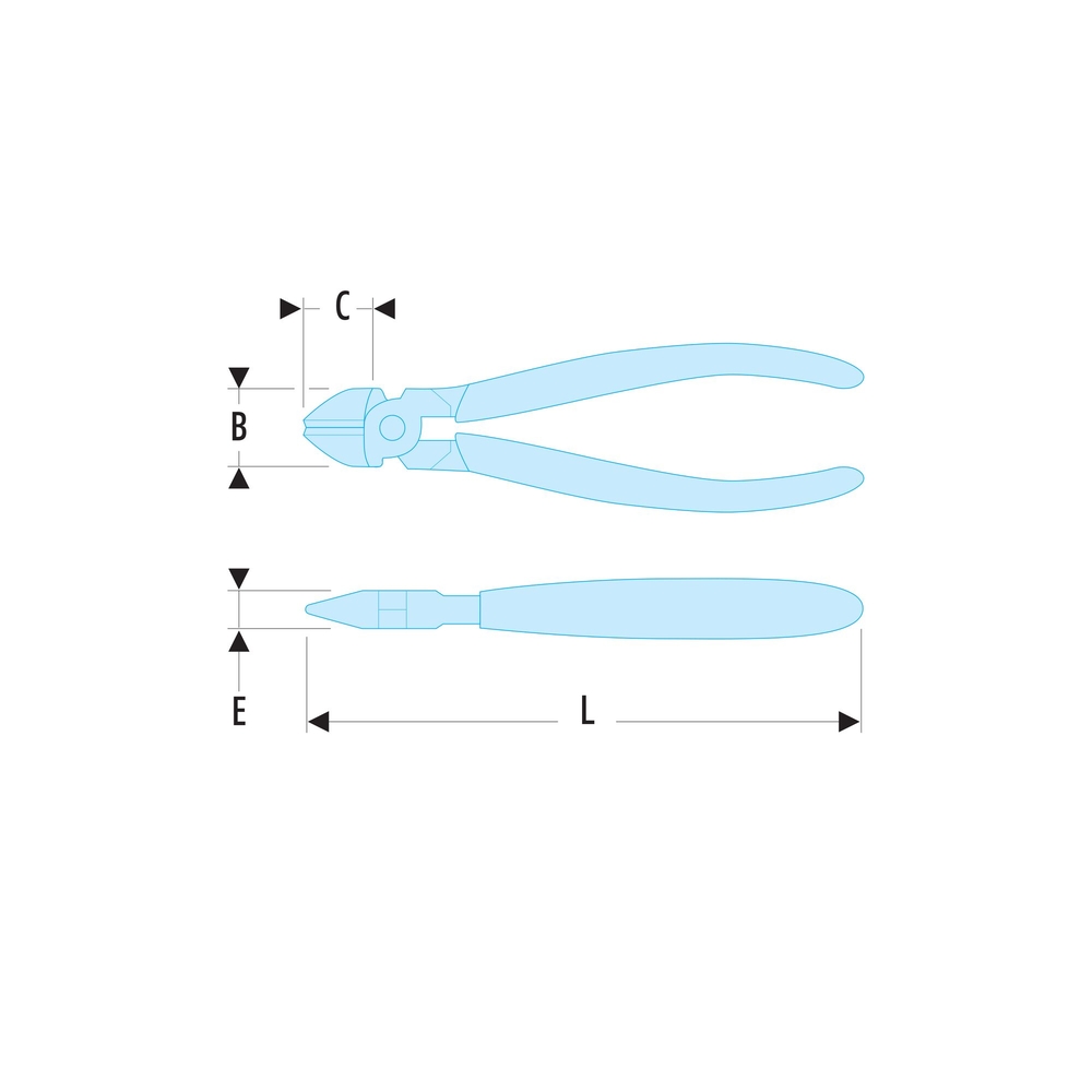Pince micro coupante axiale - Par 5 - FACOM - 405.12