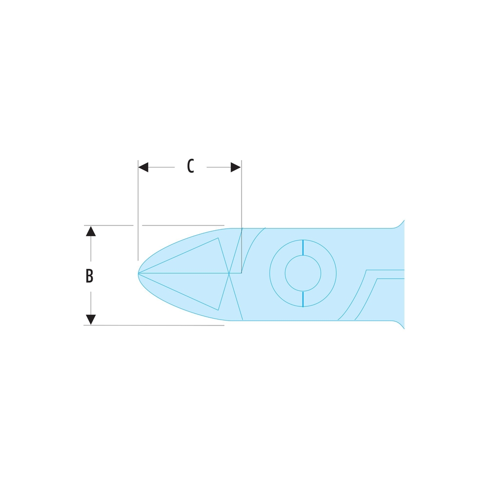 Pince coupante mi rase Micro-Tech - Par 5 - FACOM - 406.MT