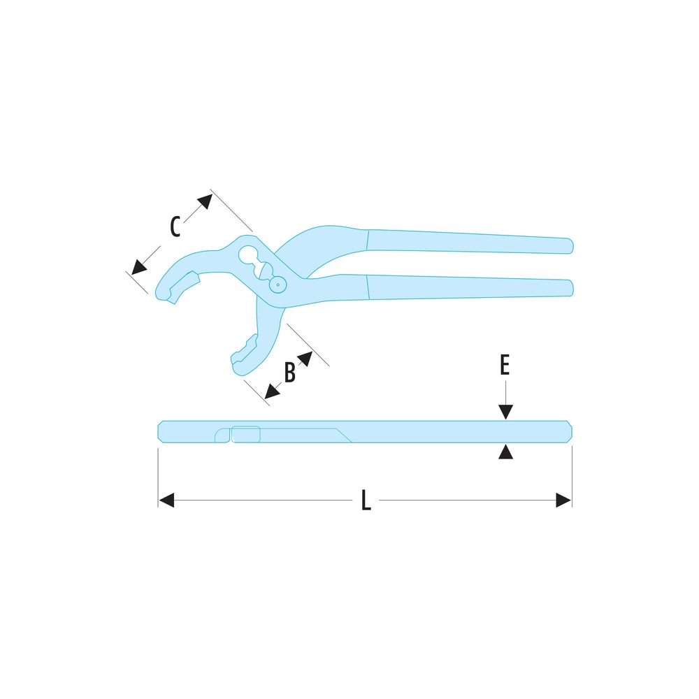 Pince connecteur mors souples - FACOM - 410.S