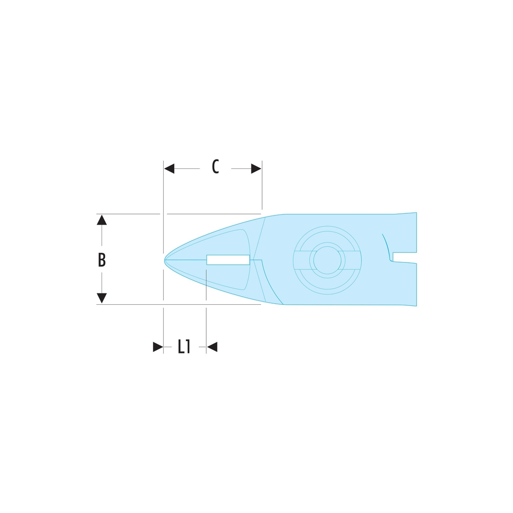 Pince coupante MICRO-TECH ESD pointues bec fin - FACOM - 416.PE