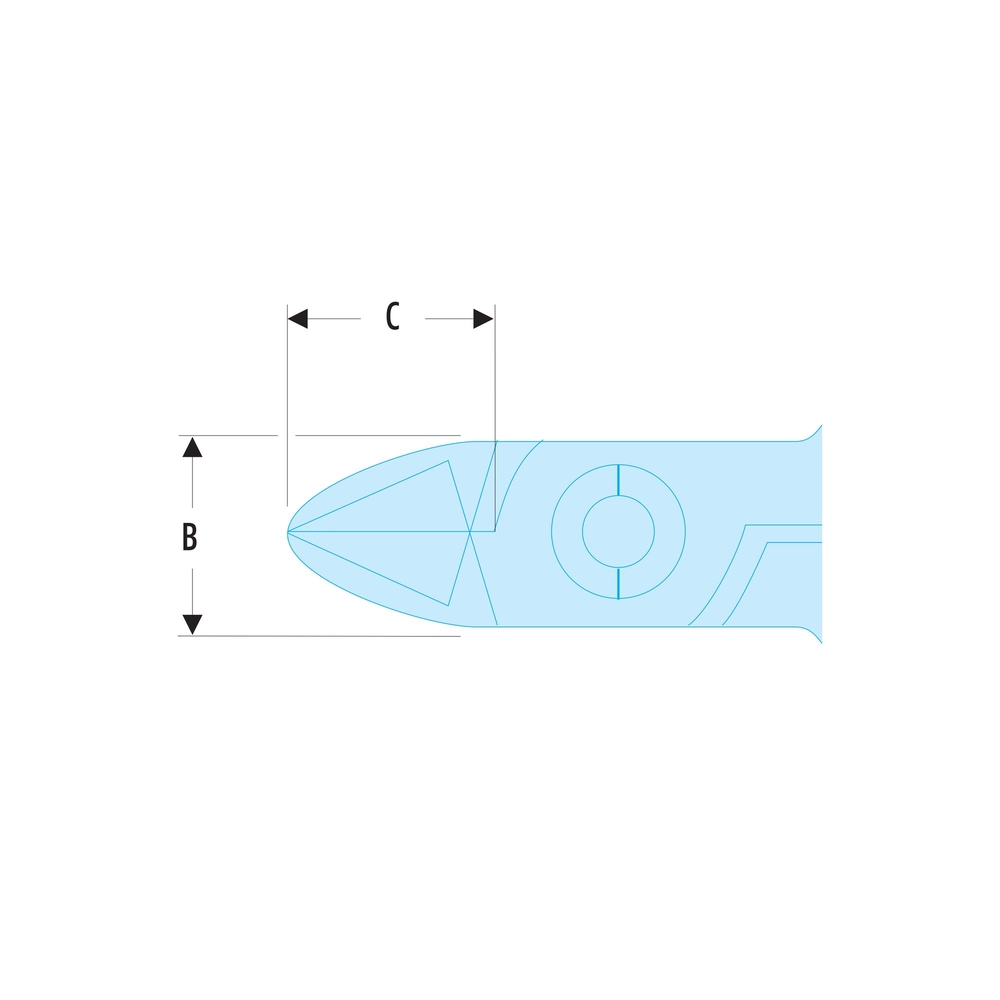 Pince coupante Micro-Tech pointue - Par 5 - FACOM - 416.RMT