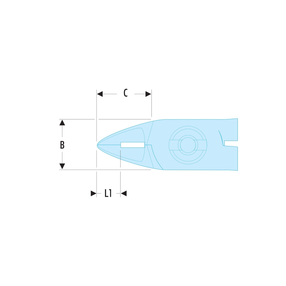 Pince coupante pointue ESD - FACOM - 417.PE