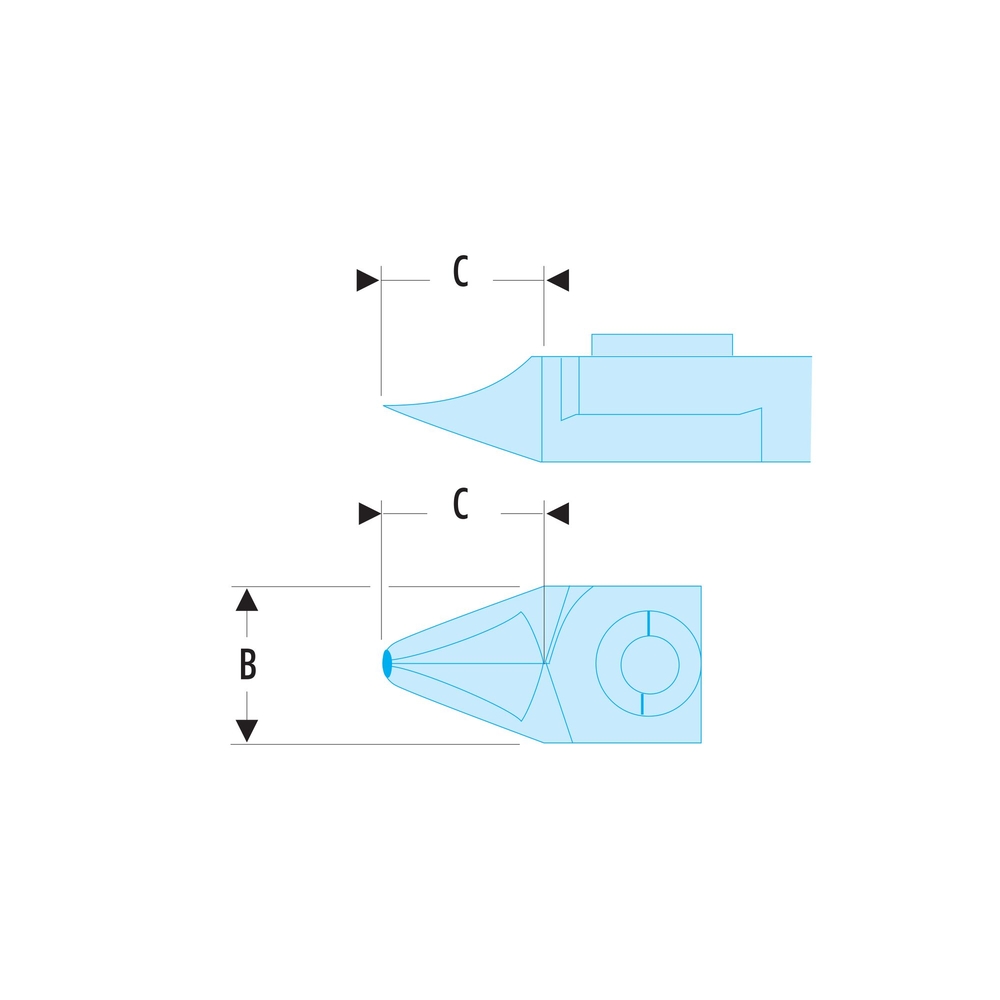Pince coupe rase pointue Micro-Tech - Par 5 - FACOM - 417.PMT
