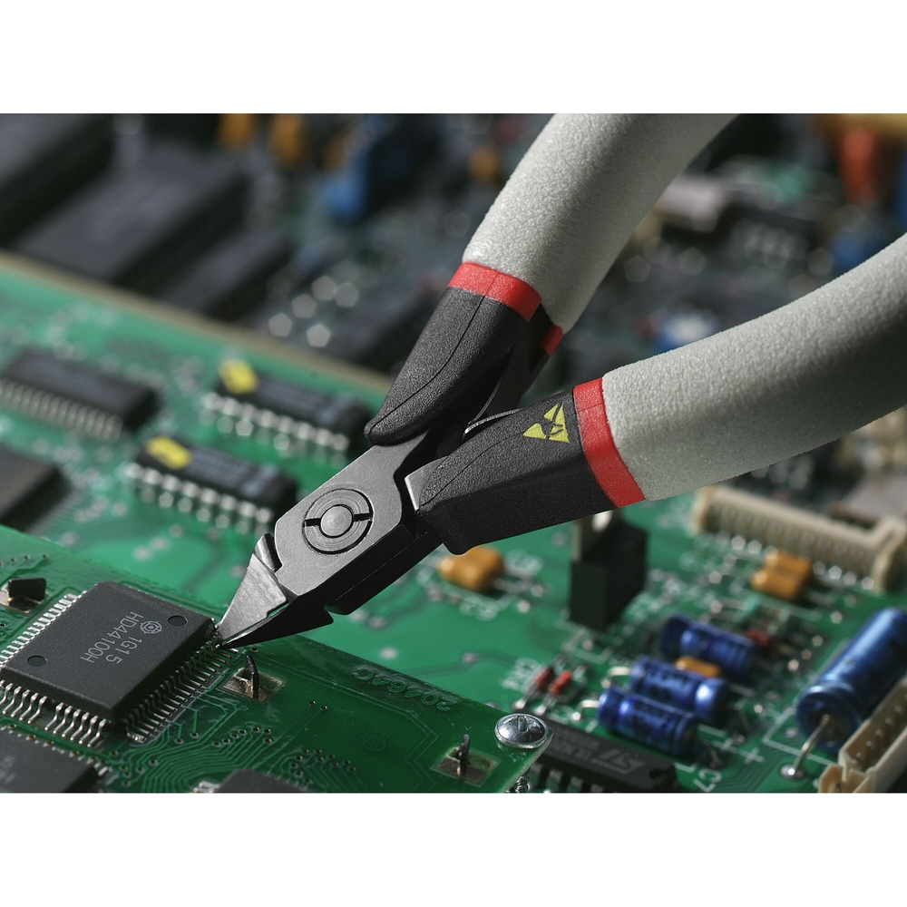 Pince coupante ESD diagonale pour composants DIP-CMS - FACOM - 417.SPE