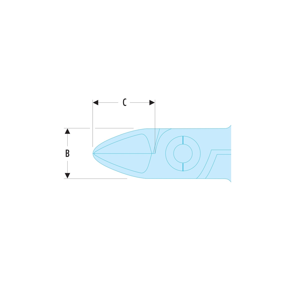 Pince coupe rase allongée Micro-Tech - Par 5 - FACOM - 425.MT